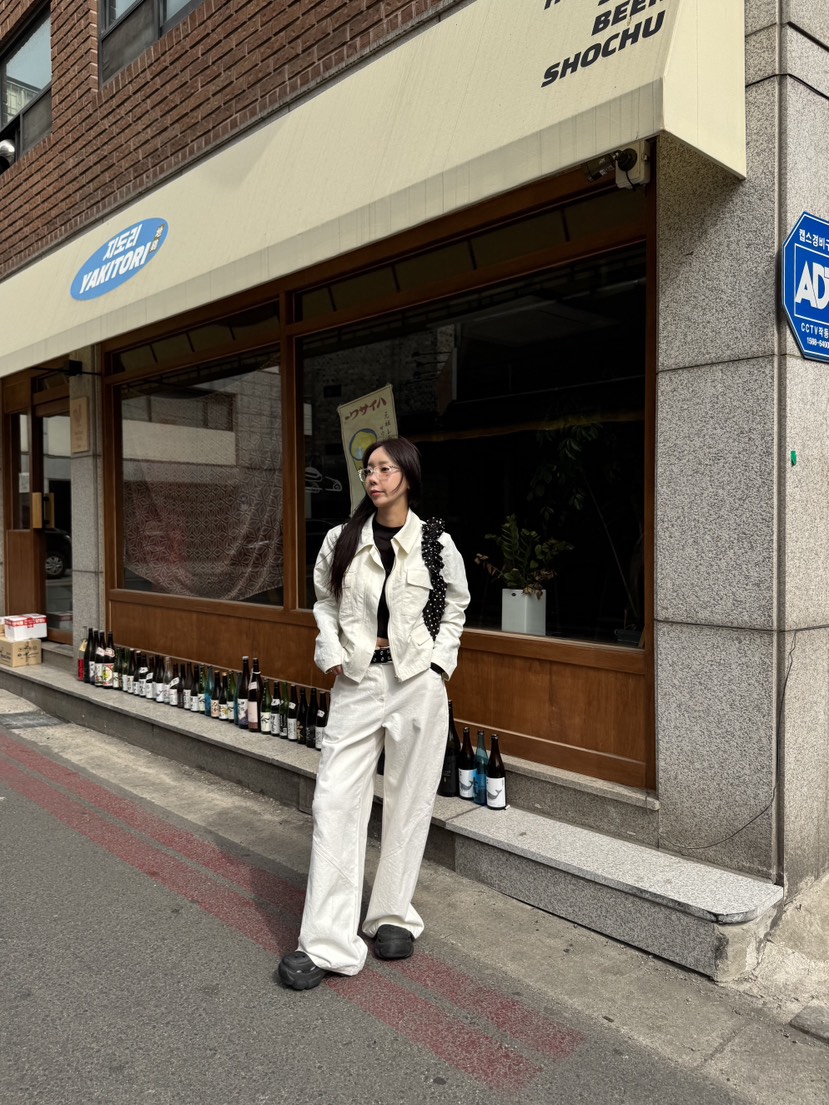 SUNDER MARKET韓國直郵㊣東大門實拍女裝新款推薦25春夏休閑褲SUNDER MARKET休閑褲