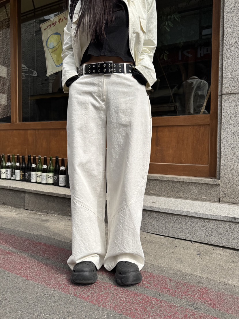 SUNDER MARKET韓國直郵㊣東大門實拍女裝新款推薦25春夏休閑褲SUNDER MARKET休閑褲