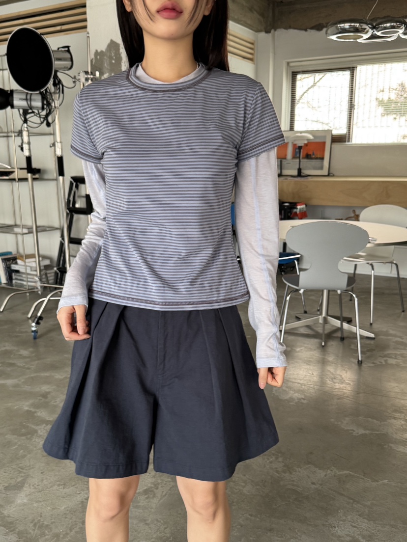 SUNDER MARKET韓國直郵㊣東大門實拍女裝新款25春夏熱賣T恤SUNDER MARKETT恤