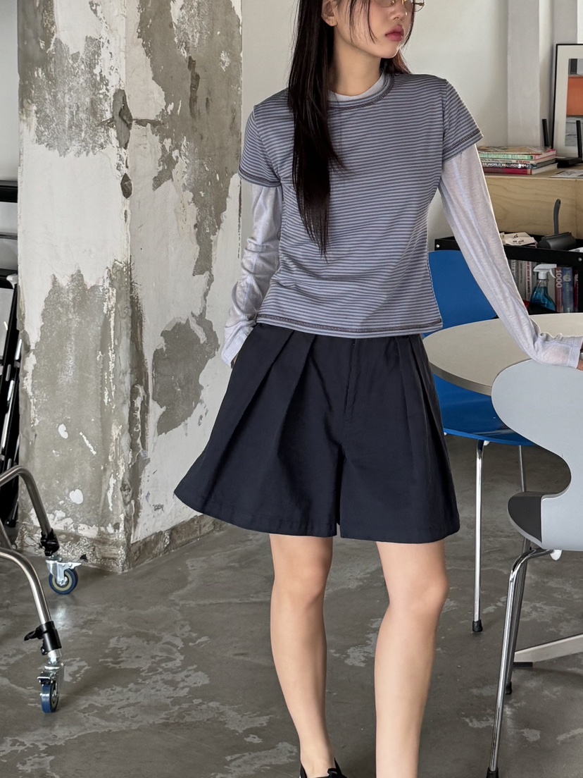 SUNDER MARKET韓國直郵㊣東大門實拍女裝新款25春夏熱賣T恤SUNDER MARKETT恤