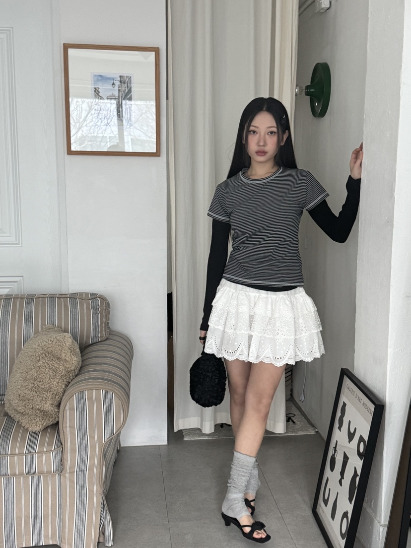 SUNDER MARKET韓國直郵㊣東大門實拍女裝新款25春夏熱賣T恤SUNDER MARKETT恤