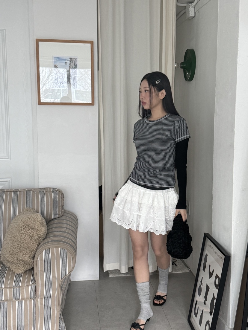SUNDER MARKET韓國直郵㊣東大門實拍女裝新款25春夏熱賣T恤SUNDER MARKETT恤