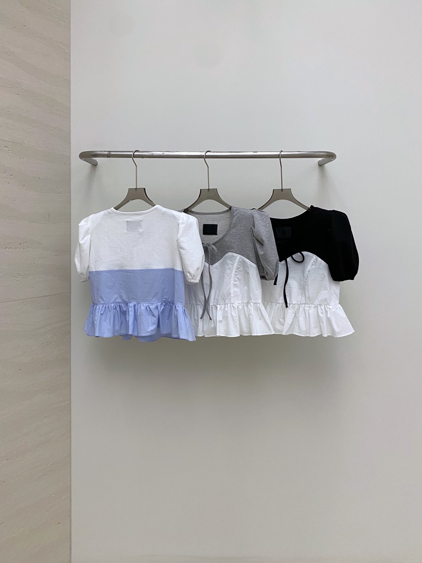 AB韓國㊣直郵東大門代購女裝新品休閑時尚人氣熱賣襯衫蕾絲衫AB襯衫/蕾絲衫
