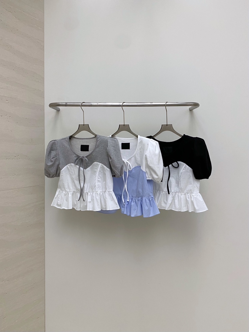 AB韓國㊣直郵東大門代購女裝新品休閑時尚人氣熱賣襯衫蕾絲衫AB襯衫/蕾絲衫