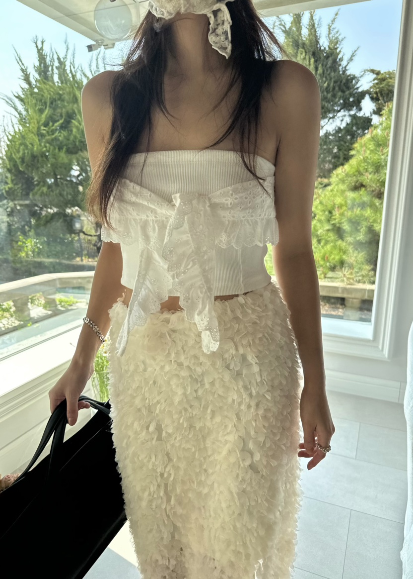 OUPPT韓國直郵㊣東大門實拍女裝新品推薦人氣吊帶背心蝴蝶結OUPPT吊帶/背心