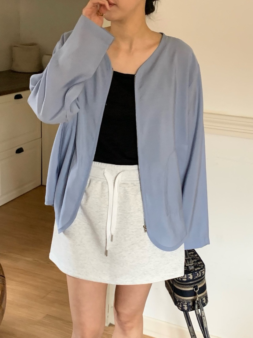 COBALT BLUE韓國直郵㊣東大門實拍女裝新品熱賣人氣25春夏夾克COBALT BLUE夾克圖色3
