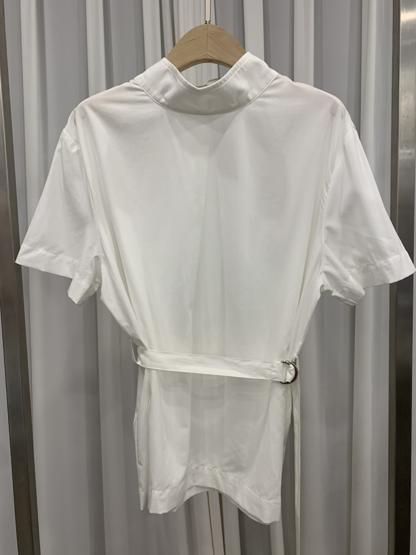 DARAK韓國直郵㊣女裝新品人氣休閑25春夏熱賣襯衫蕾絲衫含腰帶DARAK襯衫/蕾絲衫
