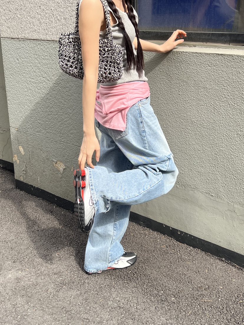 SUNDER MARKET韓國直郵㊣女裝新品熱賣人氣時尚休閑牛仔褲SUNDER MARKET牛仔褲