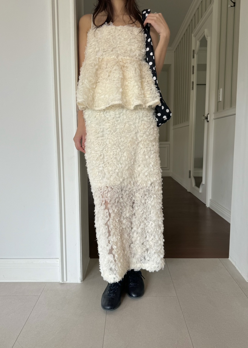 OUPPT直郵韓國代購㊣女裝新款時尚熱賣休閑人氣推薦25春夏長裙OUPPT長裙