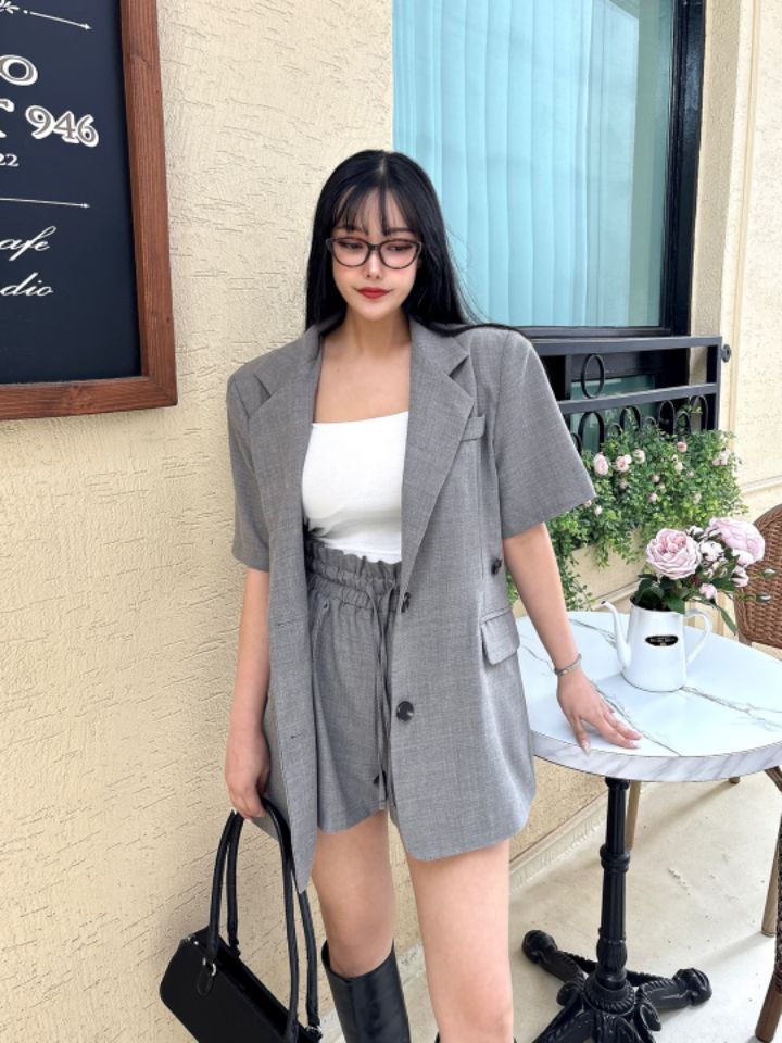 mars直郵韓國代購㊣女裝新品時尚休閑人氣推薦熱賣夾克亞麻mars夾克