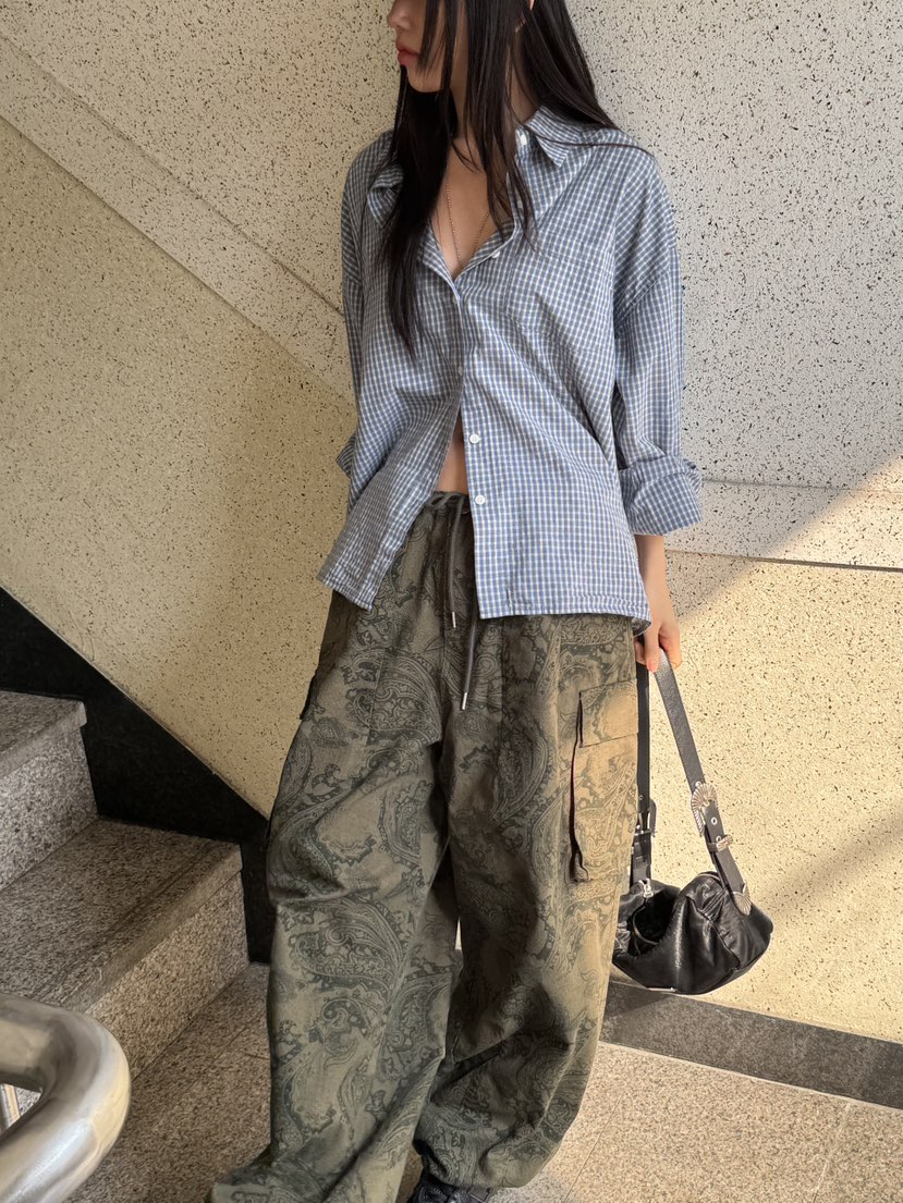 SUNDER MARKET韓國直郵㊣女裝新品時尚熱賣人氣襯衫蕾絲衫SUNDER MARKET襯衫/蕾絲衫