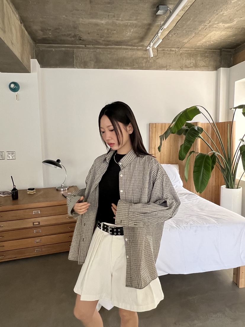 SUNDER MARKET韓國直郵㊣女裝新品時尚熱賣人氣襯衫蕾絲衫SUNDER MARKET襯衫/蕾絲衫