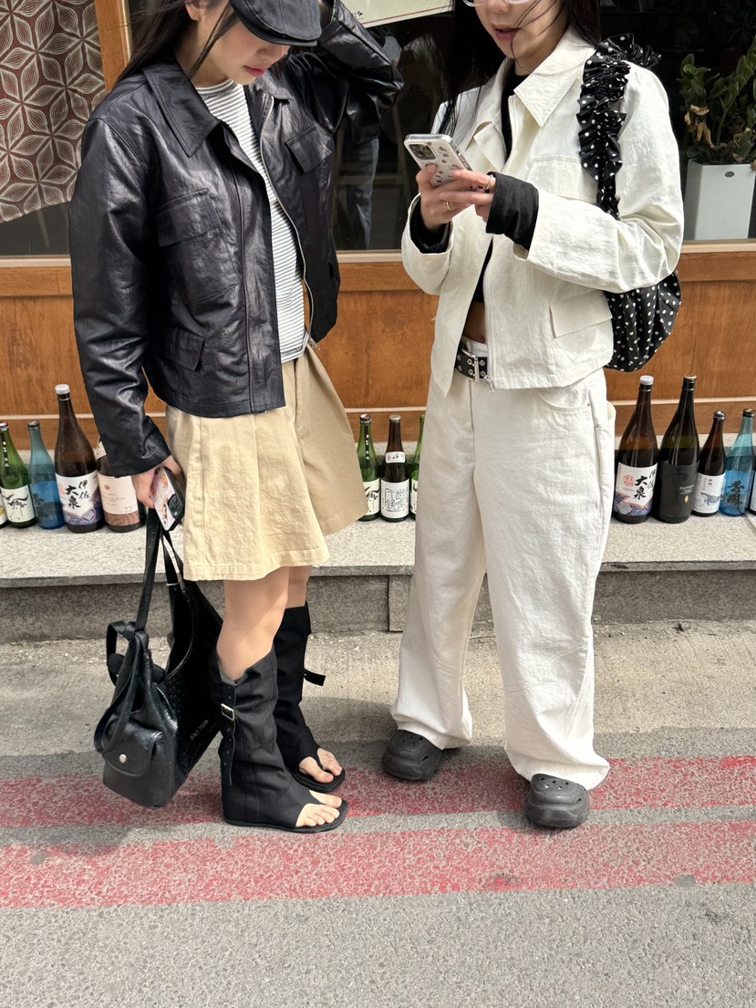 SUNDER MARKET韓國直郵㊣女裝新品25春夏時尚熱賣推薦夾克SUNDER MARKET夾克