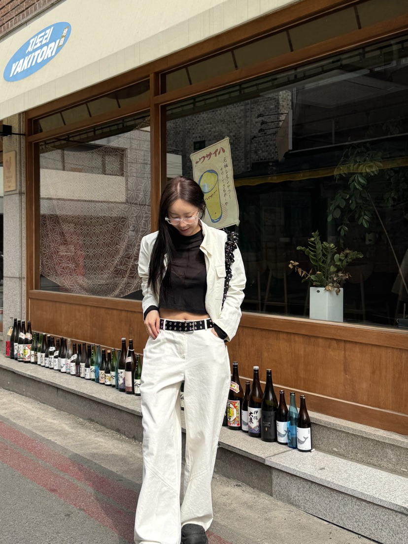 SUNDER MARKET韓國直郵㊣女裝新品25春夏時尚熱賣推薦夾克SUNDER MARKET夾克