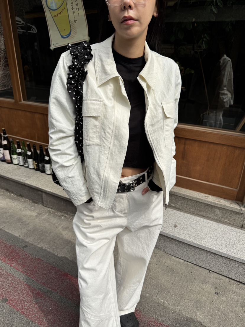 SUNDER MARKET韓國直郵㊣女裝新品25春夏時尚熱賣推薦夾克SUNDER MARKET夾克圖色1