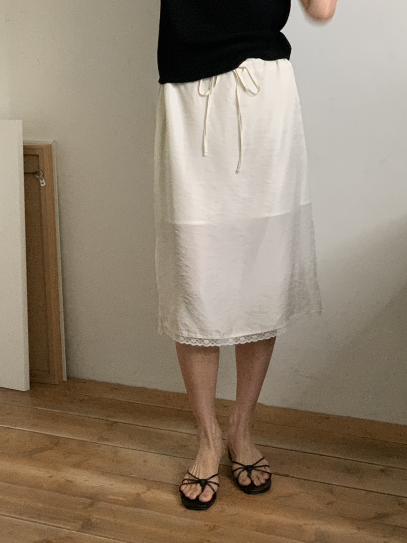 NOTICE韓國代購女裝新品推薦人氣真品職業半身裙中短裙蕾絲NOTICE半身裙/中短裙