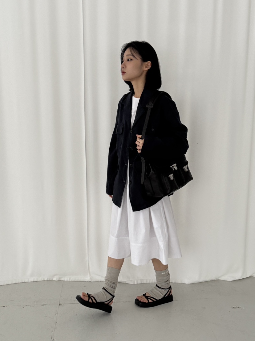 KARE/WEREPIECE韓國代購女裝新款人氣25春夏熱賣夾克口袋亞麻KARE/WEREPIECE夾克