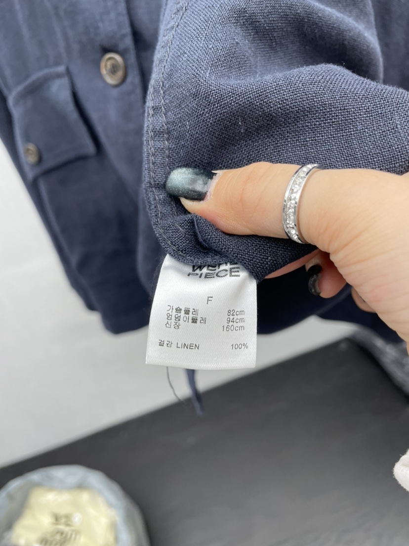 KARE/WEREPIECE韓國代購女裝新款人氣25春夏熱賣夾克口袋亞麻KARE/WEREPIECE夾克