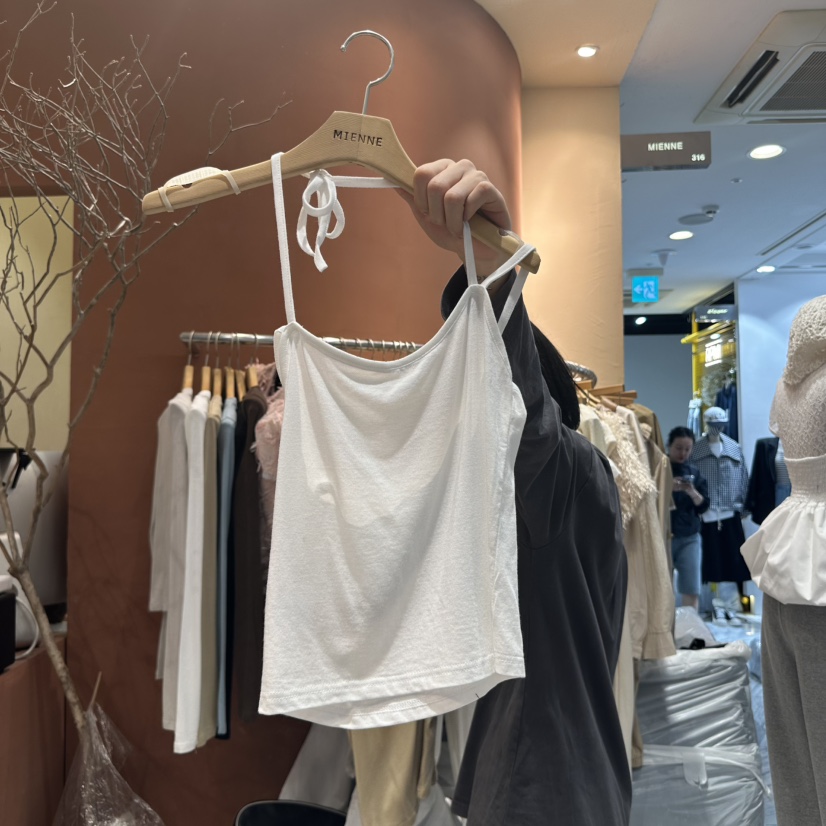 MIENNE韓國直郵女裝新品真品時尚人氣休閑熱賣25春夏吊帶背心MIENNE吊帶/背心圖色3