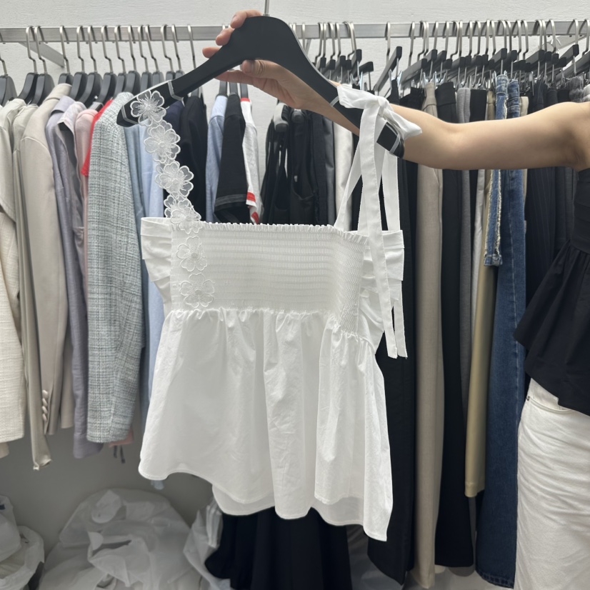 MOANA東大門代購女士新款時尚25春夏熱賣推薦真品休閑吊帶背心MOANA吊帶/背心