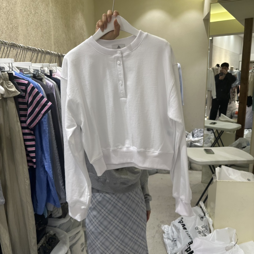 REFLAT東大門實拍女士新品推薦熱賣25春夏時尚職業休閑衛衣REFLAT衛衣圖色2
