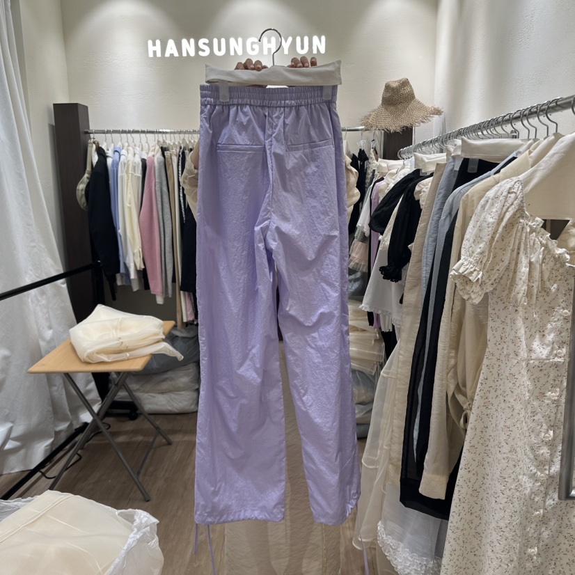 HANSUNGHYUN東大門實拍女士新品時尚25春夏職業熱賣推薦休閑褲HANSUNGHYUN休閑褲