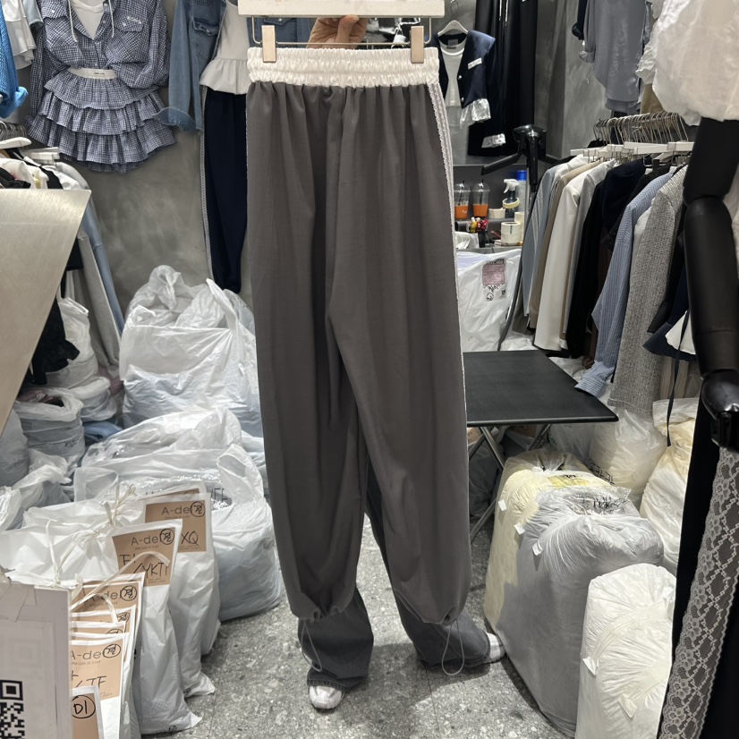 A-DEL直郵韓國代購㊣女裝新款推薦人氣熱賣25春夏休閑休閑褲A-DEL休閑褲