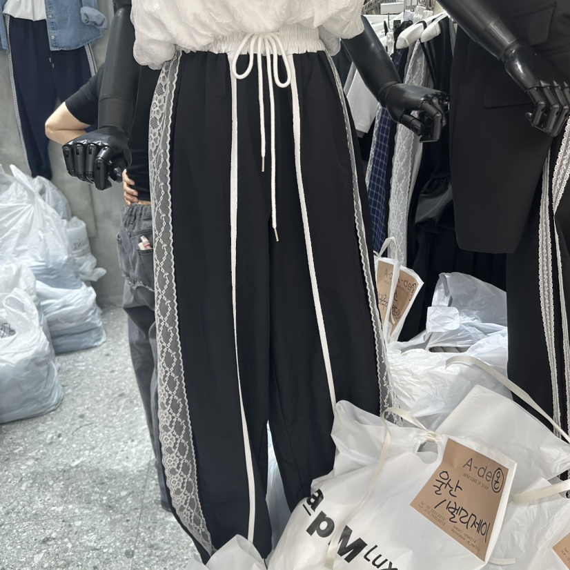 A-DEL韓國㊣直郵東大門代購女裝新款休閑25春夏推薦休閑褲A-DEL休閑褲圖色2