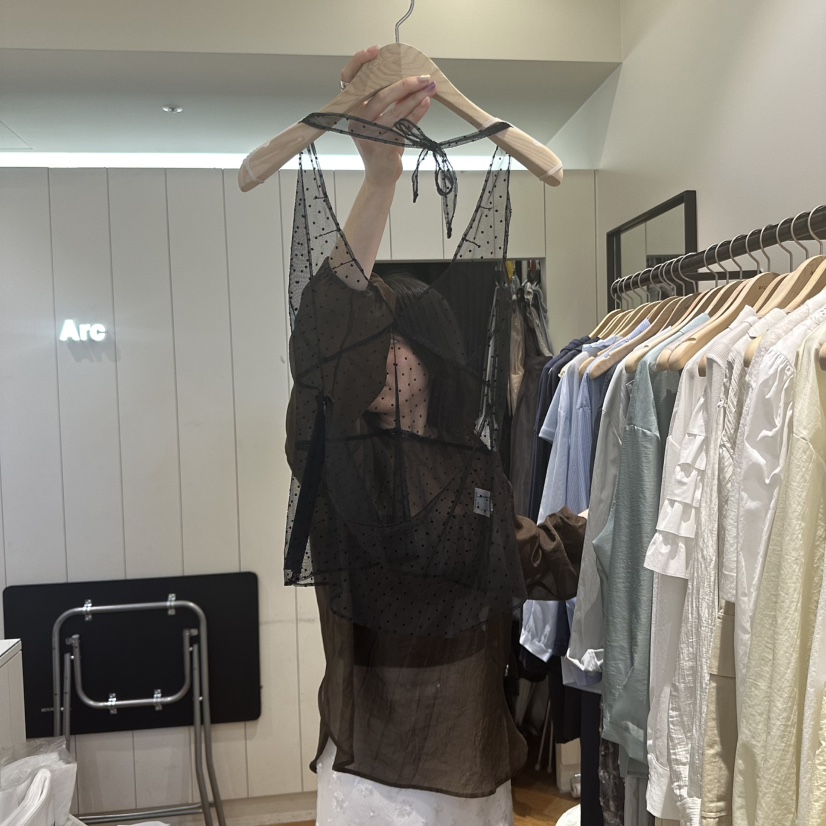 ARC韓國直郵㊣女裝新款推薦熱賣時尚25春夏吊帶背心不含內搭ARC EN CIEL吊帶/背心