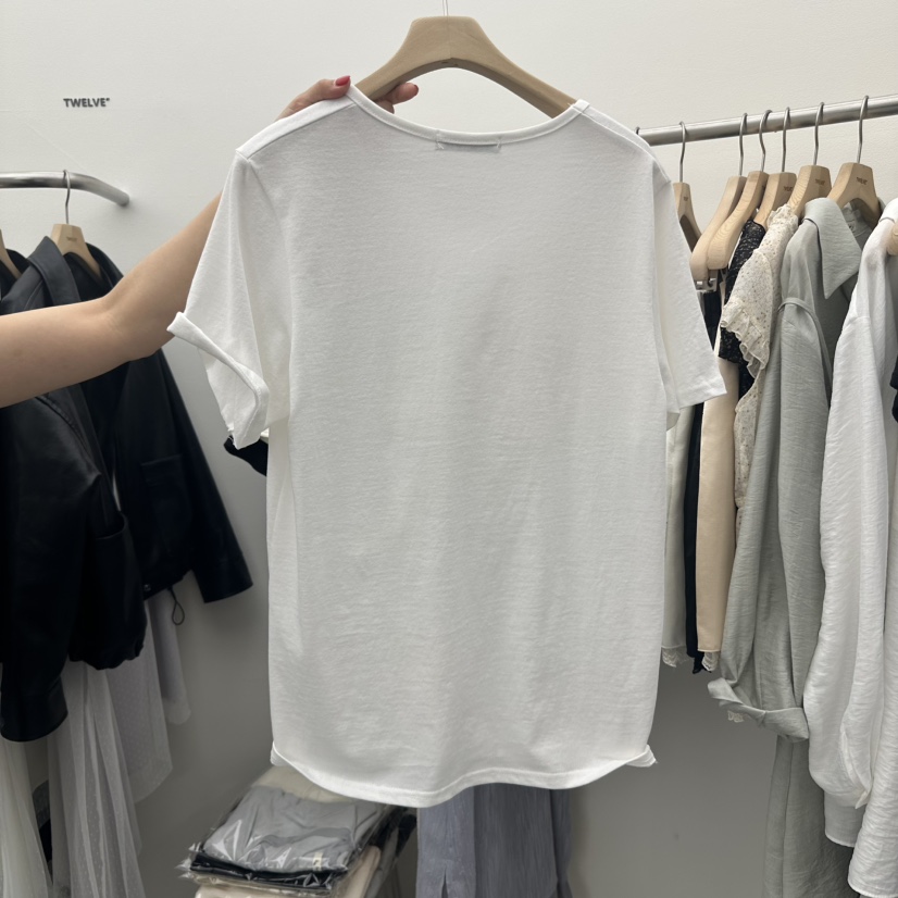 TWELVE直郵韓國代購㊣女裝新品熱賣25春夏人氣時尚休閑推薦T恤TWELVET恤