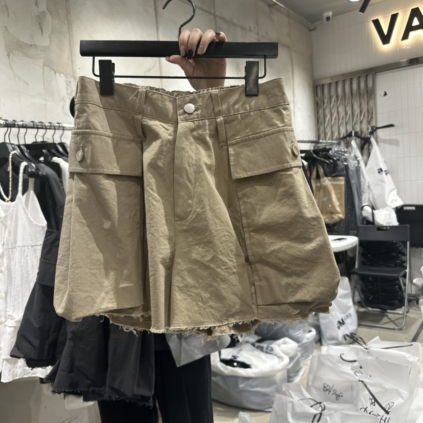 VANTA直郵韓國代購㊣女裝新品休閑推薦25春夏熱賣時尚人氣短褲VANTA短褲