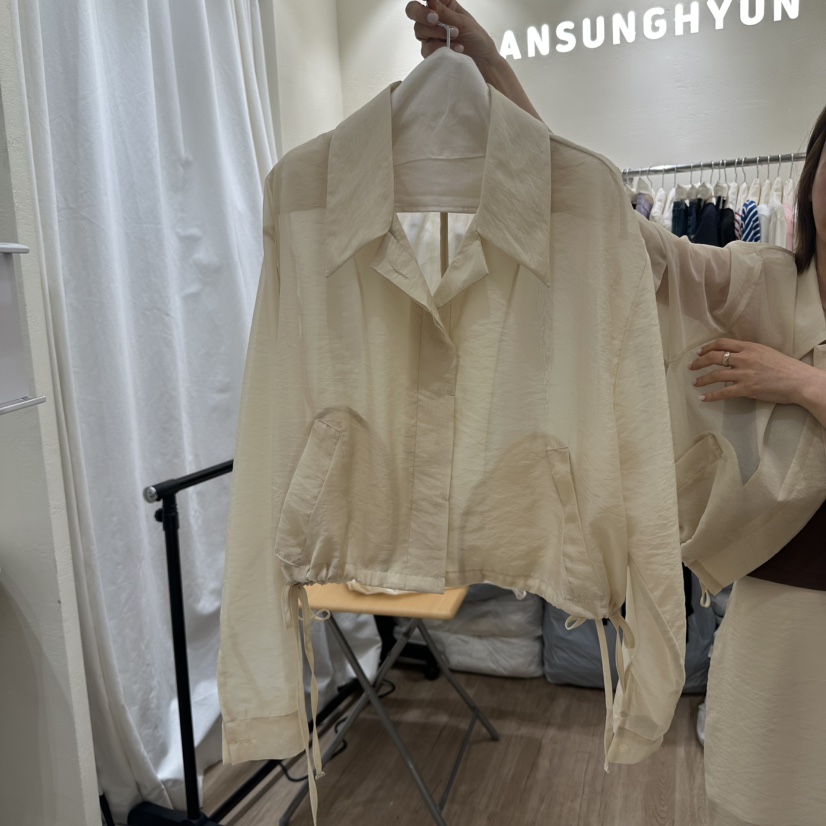 HANSUNGHYUN韓國直郵㊣東大門實拍女裝新款熱賣25春夏時尚夾克HANSUNGHYUN夾克