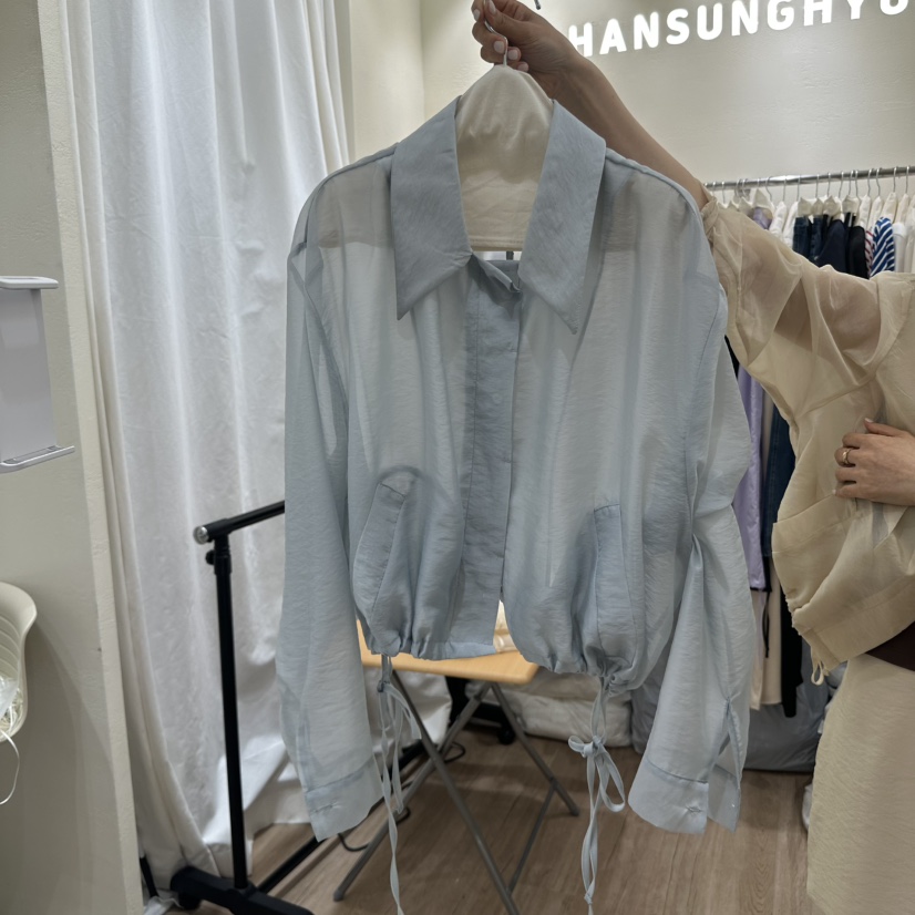 HANSUNGHYUN韓國直郵㊣東大門實拍女裝新款熱賣25春夏時尚夾克HANSUNGHYUN夾克圖色3