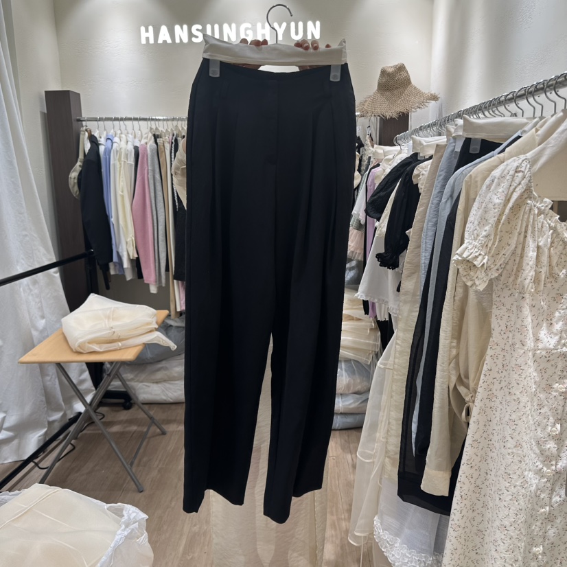 HANSUNGHYUN直郵韓國代購㊣女裝新品人氣熱賣休閑時尚休閑褲HANSUNGHYUN休閑褲圖色2