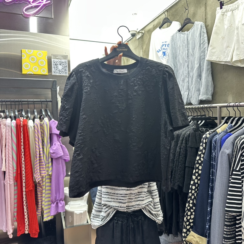 RUNWAY-런웨이韓國直郵㊣女裝新品25春夏熱賣人氣推薦休閑T恤RUNWAYT恤圖色3