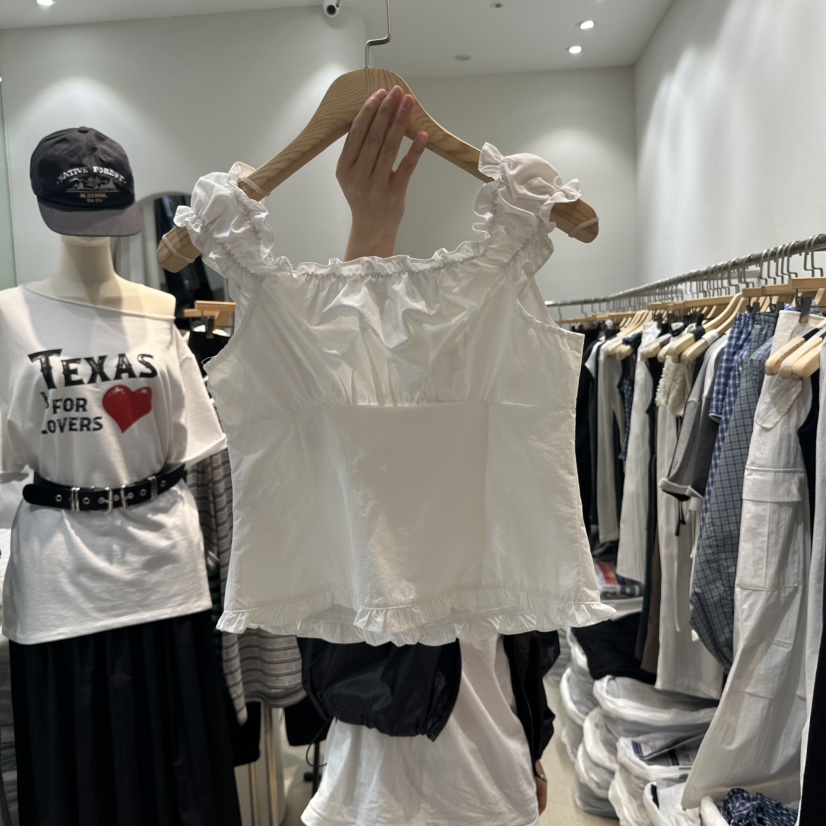 W.FATAL韓國直郵㊣東大門實拍女裝新品推薦時尚休閑吊帶背心W.FATAL吊帶/背心