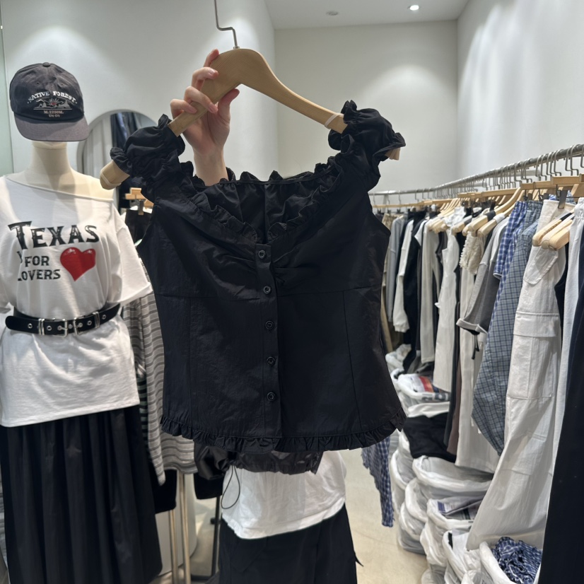 W.FATAL韓國直郵㊣東大門實拍女裝新品推薦時尚休閑吊帶背心W.FATAL吊帶/背心圖色2