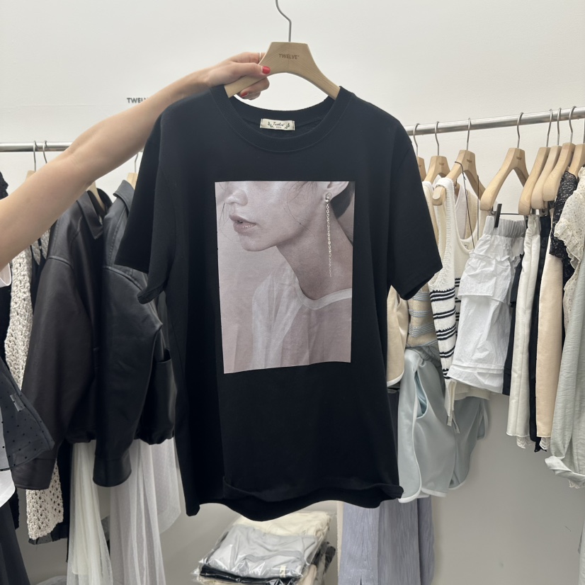 TWELVE韓國直郵㊣女裝新品25春夏時尚推薦人氣休閑熱賣T恤TWELVET恤圖色2