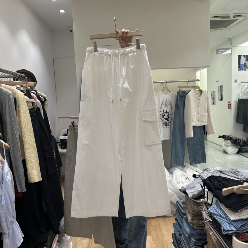 VIBELLE直郵韓國代購㊣女裝新品休閑熱賣人氣時尚25春夏休閑褲VIBELLE休閑褲