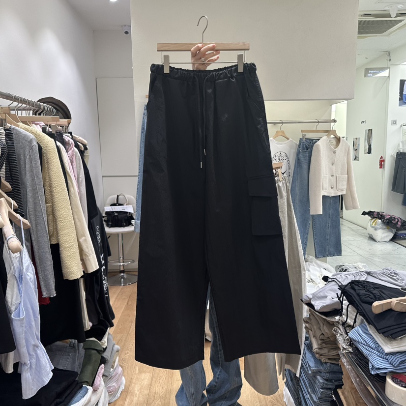 VIBELLE直郵韓國代購㊣女裝新品休閑熱賣人氣時尚25春夏休閑褲VIBELLE休閑褲圖色3