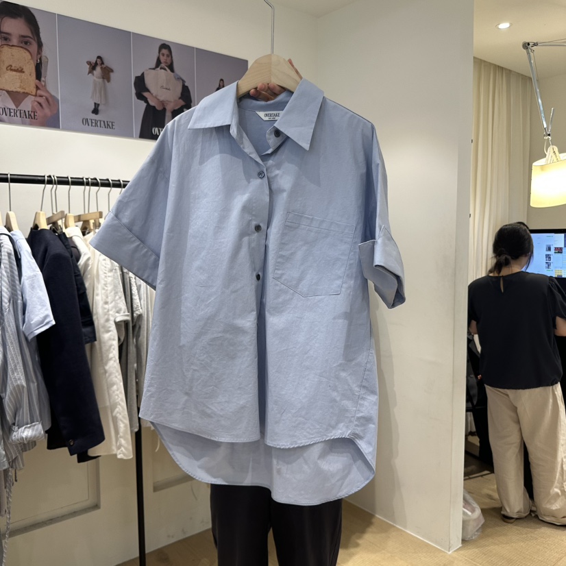 OVERTAKE韓國直郵㊣東大門實拍女裝新品人氣時尚襯衫蕾絲衫OVERTAKE襯衫/蕾絲衫圖色2