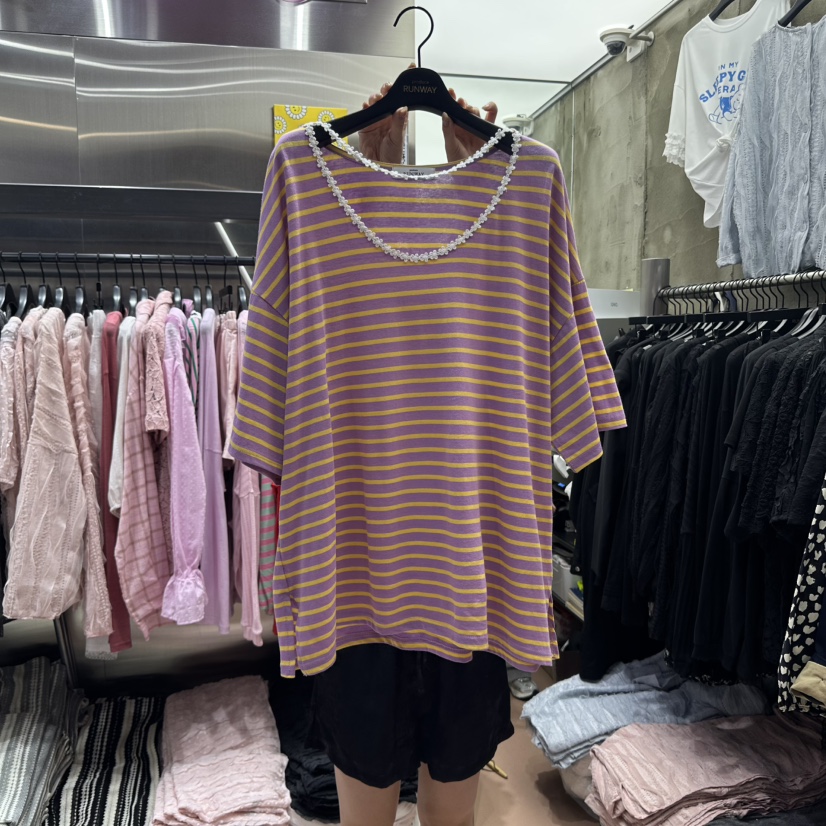 RUNWAY-런웨이韓國直郵㊣女裝新品推薦人氣熱賣休閑時尚T恤RUNWAYT恤