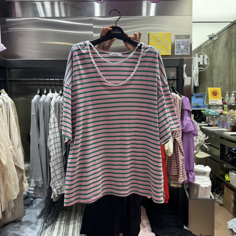 RUNWAY-런웨이韓國直郵㊣女裝新品推薦人氣熱賣休閑時尚T恤RUNWAYT恤圖色2