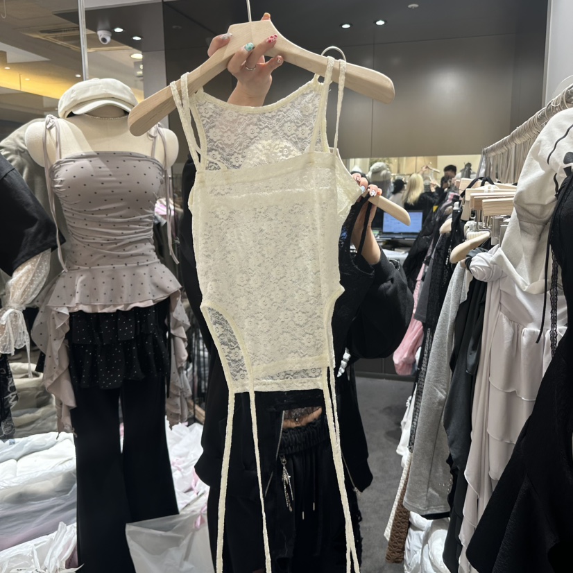 OUR MINUTE韓國直郵㊣女裝新品時尚推薦人氣25春夏吊帶背心OUR MINUTE吊帶/背心