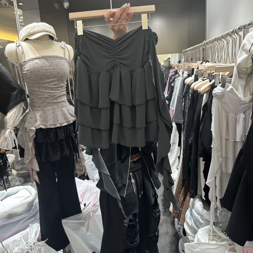OUR MINUTE韓國直郵㊣東大門實拍女裝新品25春夏時尚熱賣短裙OUR MINUTE短裙