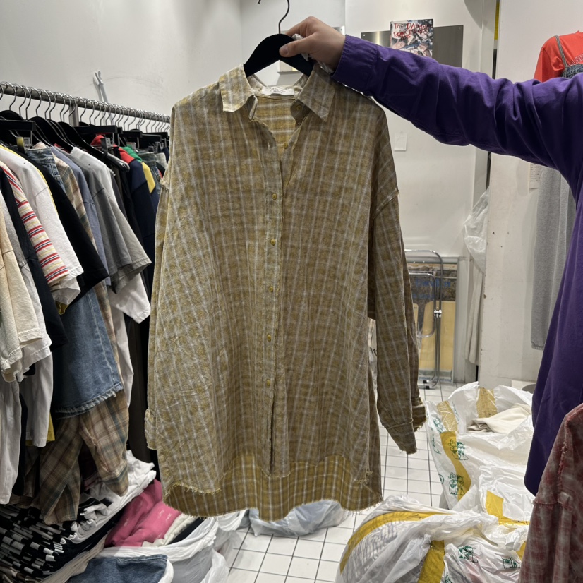 THE WEEKND韓國㊣直郵東大門代購女裝新品休閑人氣襯衫蕾絲衫THE WEEKND襯衫/蕾絲衫圖色2