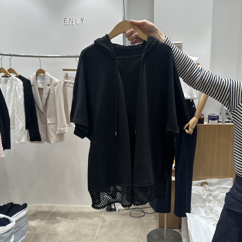 ENVY韓國直郵㊣東大門實拍女裝新品推薦人氣熱賣時尚休閑T恤ENVYT恤圖色2