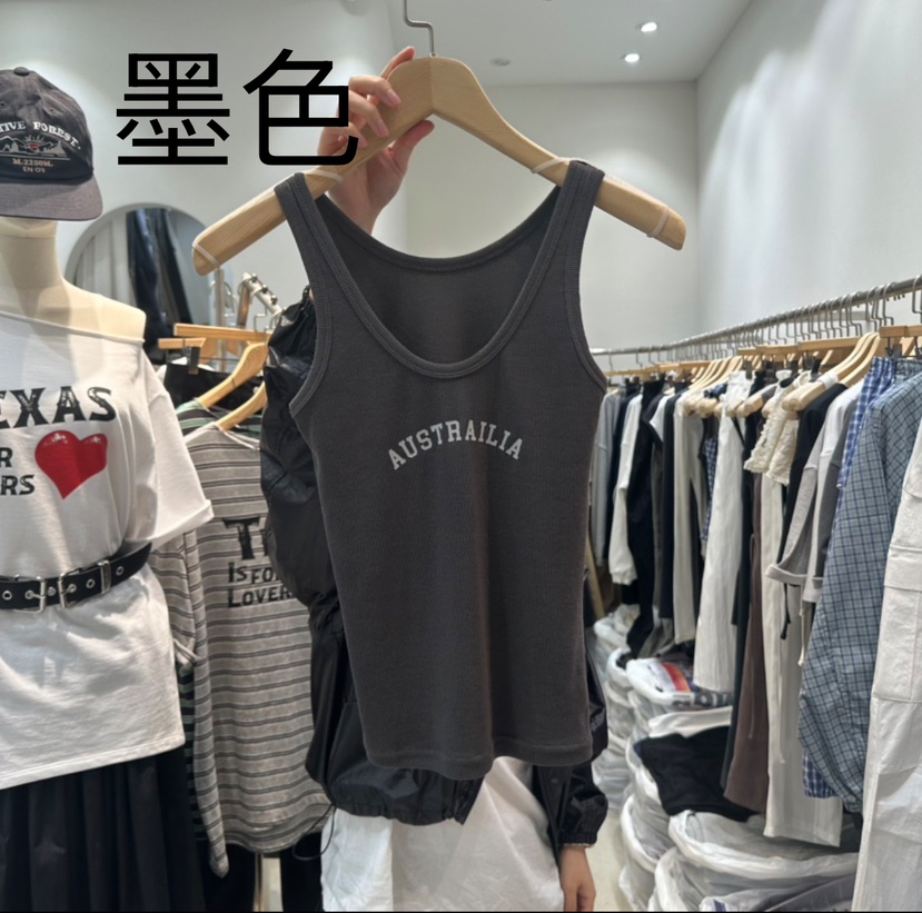 W.FATAL韓國㊣直郵東大門代購女裝新品休閑推薦熱賣吊帶背心W.FATAL吊帶/背心圖色2
