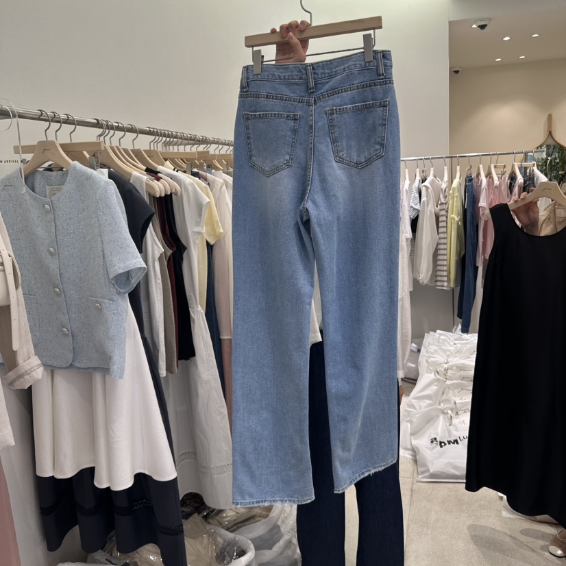 GRACIA韓國直郵㊣東大門實拍女裝新品人氣熱賣休閑25春夏牛仔褲GRACIA牛仔褲