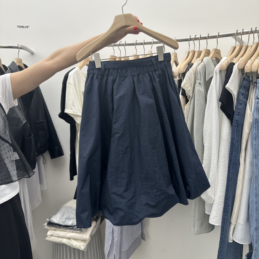 TWELVE韓國直郵㊣東大門實拍女裝新品25春夏人氣長裙含腰帶TWELVE長裙